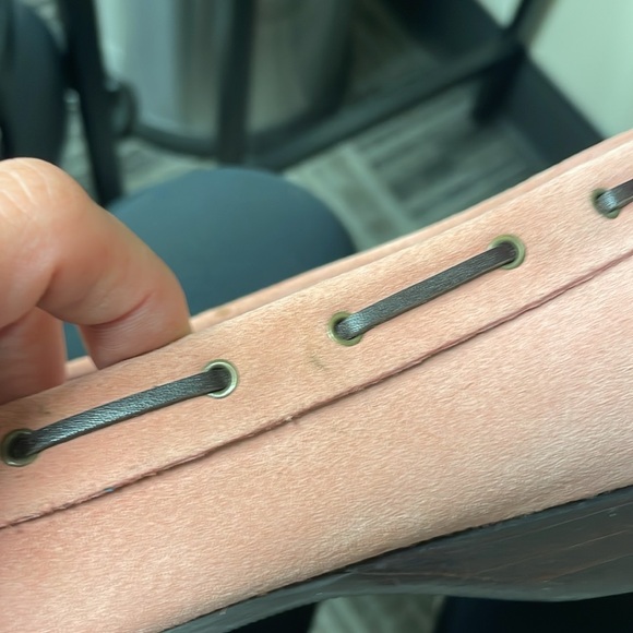 Gianni Bini Pink Suede Moccasin/Slip on Loafers Size 7.5 - Picture 9 of 10